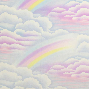 105*95 パステル ファンシー レインボー 大きな虹