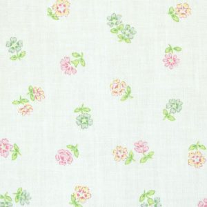 50*70 かわいい 小花 パステル 白