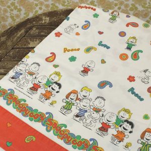スヌーピー PEANUTS ビンテージシーツ イタリア ヒッピー