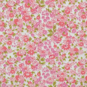 70*50 かわいい 小花 赤 ピンク