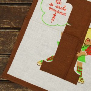 レトロハンカチ アルファベット こども I