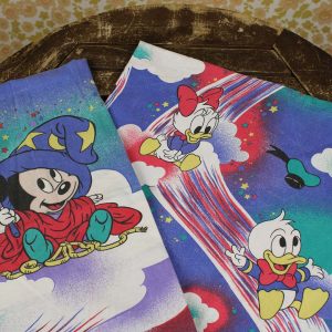 キッズ ディズニー ミッキーと仲間たち ビンテージシーツ ドイツ ヴィンテージ雑貨