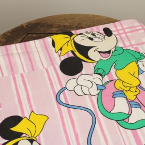 ディズニー ミニー ストライプ ピンク 中柄