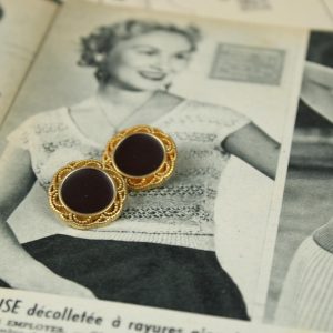 1個 18mm  チョコレートブラウン