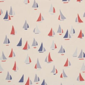 80*90 シンプル ヨット パターン ブルー