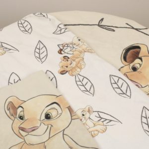 キッズ ディズニー ライオンキング シンバ ナラ アイボリー ユーズドシーツ