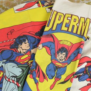 スーパーマン SUPERMAN ビンテージシーツ ヴィンテージ雑貨