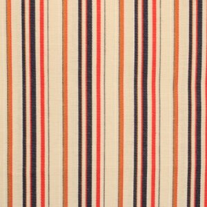 100*70 レトロ ストライプ ベージュ オレンジ 先染め