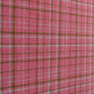 65*110 ネル タータンチェック ピンク くすみ 秋冬
