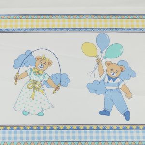 55*60 レトロ かわいい クマ アニマル パステル　