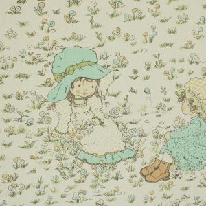 65*105 レトロ 少年少女 小花 セピア サラ・ケイ