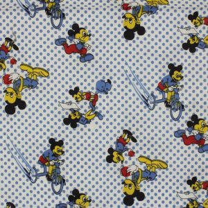 40*45 ディズニー ミッキー 甥っ子 青ドット 自転車