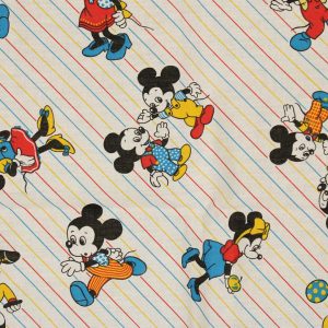 65*65 ディズニー ミッキー ミニー モーティ フェルディ トリコロール