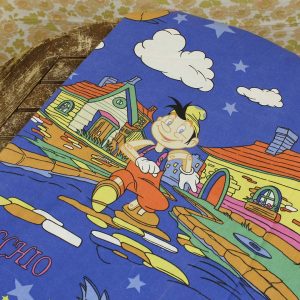 ピノキオ ビンテージシーツ フランス ヴィンテージ雑貨