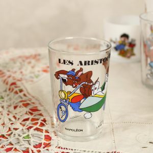 グラス ディズニー おしゃれキャット ヴィンテージ食器 フランス ブロカント雑貨 N&L