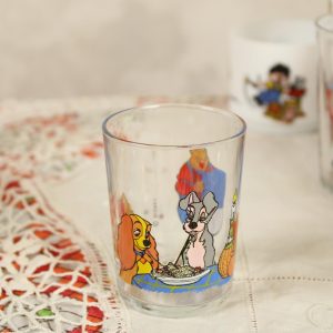 グラス ディズニー わんわん物語 ヴィンテージ食器 フランス ブロカント雑貨 ベラノッテ