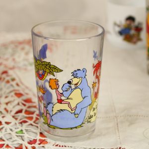 グラス ディズニー ジャングル・ブック ヴィンテージ食器 フランス ブロカント雑貨 バルー