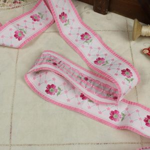 5,3cm幅 クラシック 花 フリル