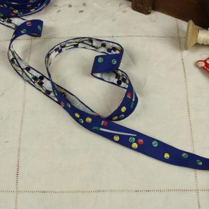 2,1cm幅 レトロ  カラフル ビリヤード