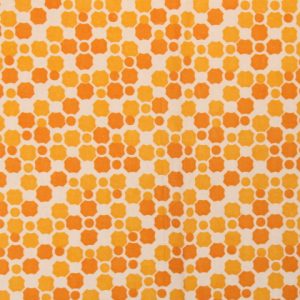 55*70 シンプル レトロ パターン オレンジ やまぶき
