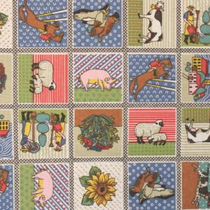 70*45 シック かわいい 動物 ファーム 牧場