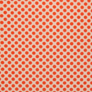55*75 シンプル ドット 朱色 オレンジ