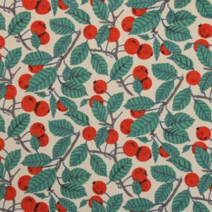 40*60 シンプル 赤い実 葉 グリーン