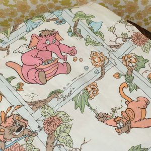 カーテン ディズニー ウズルズ The Wuzzles ビンテージシーツ ヴィンテージ雑貨