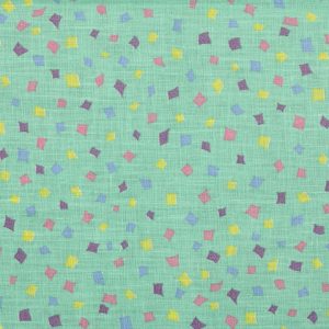 55*60 レトロ ポップ グリーン コンフェッティ