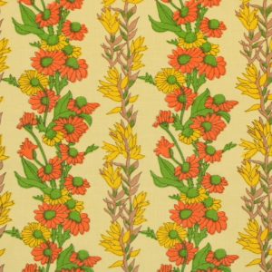 55*50 クラシック かわいい ヒナギク デイジー オレンジ イエロー