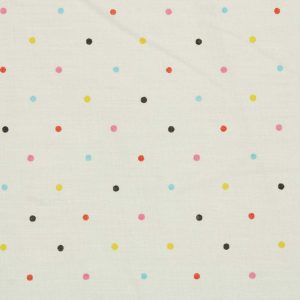 60*55 レトロ カラフル 小さなドット 白
