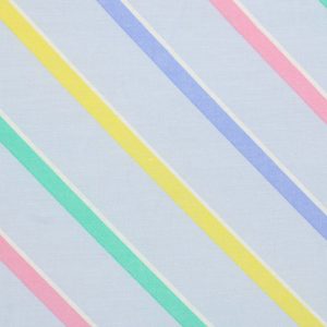 65*60 パステル ストライプ カラフル 水色 ファンシー