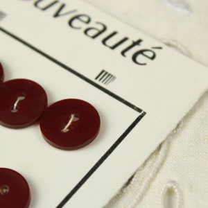 ボタンシート 1枚8個 13mm 樹脂ボタン ヴィンテージボタン フランス 157