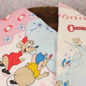 ディズニー シンデレラ ビンテージシーツ フランス ヴィンテージ ブロカント 雑貨