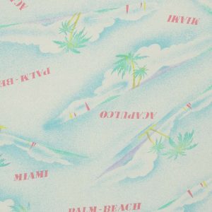 60*80 爽やか ビーチ やしの木 夏 パステル