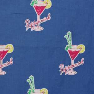 65*65 レトロ ポップ カクテル ペパーミント ロゴ 夏