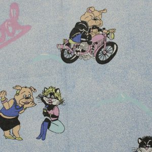 75*75 レトロ アニマル キャラクター ねこ いぬ ポップ