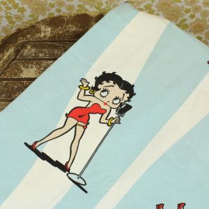 ベティ・ブープ ベティちゃん ストライプ 水色