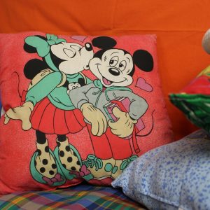 クッション ディズニー ミッキー ミニー フランス コレクション ヴィンテージ雑貨