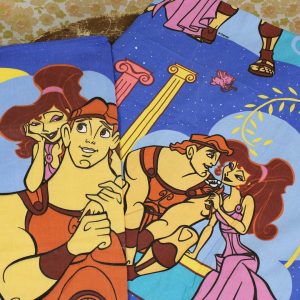 ディズニー ヘラクレス ビンテージシーツ フランス ヴィンテージ雑貨