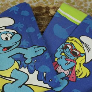 スマーフ Les Schtroumpfs サーフィン ユーズドシーツ