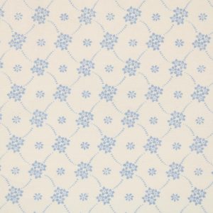 55*55 シンプル かわいい 小花 青白 パターン