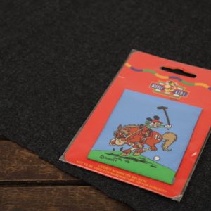 1枚 刺繍ワッペン ディズニー ミッキー ポロ