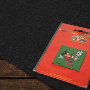 ミッキーのワッペン サッカー