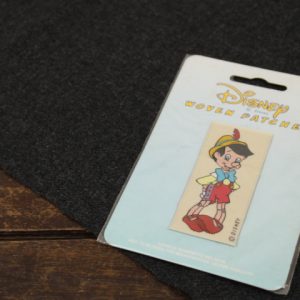 ピノキオのワッペン ベージュ 全身