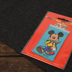 1枚 刺繍ワッペン ディズニー ミッキー スクール