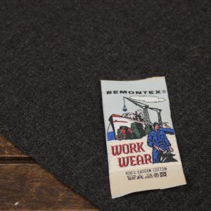 刺繍タグ WORKWEAR ロゴ イラスト ブランドタグ