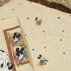 ディズニー ミッキー ビンテージシーツ ヴィンテージ雑貨