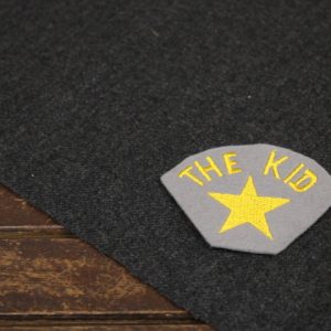 ワッペン THE KID グレー
