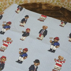 ポロベア Polo bear Ralph Lauren ストライプ ビンテージシーツ